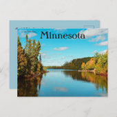Een Uitzicht van Sawbill Lake Minnesota Briefkaart (Voorkant / Achterkant)