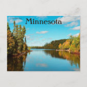 Een Uitzicht van Sawbill Lake Minnesota Briefkaart (Voorkant)