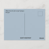 Een Uitzicht van Stepantsminda, voorheen Kazbegi G Briefkaart (Achterkant)