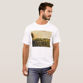Een Uitzicht van Tapeley Park, Instow, Noord-Devon T-shirt (Voorkant volledig)