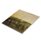 Een Uitzicht van Tapeley Park, Instow, Noord-Devon Tegeltje (Zijkant)