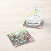 Een Uitzicht van Tokio Kartonnen Onderzetters (Insitu)