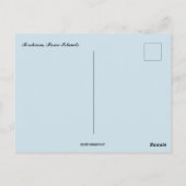 Een Uitzicht van Torshavn Faeröer Briefkaart (Achterkant)