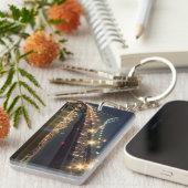 Een Uitzicht van Treasure Island Sleutelhanger (Voorkant Rechts)