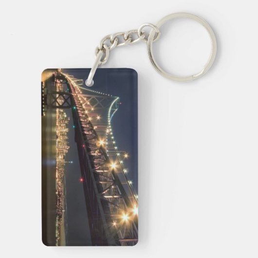 Een Uitzicht van Treasure Island Sleutelhanger (achterkant)