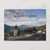 Een Uitzicht van Triesenberg Liechtenstein Briefkaart (Voorkant)