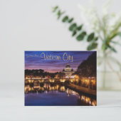 Een Uitzicht van Vaticaanstad in acht Briefkaart (Staand voorkant)