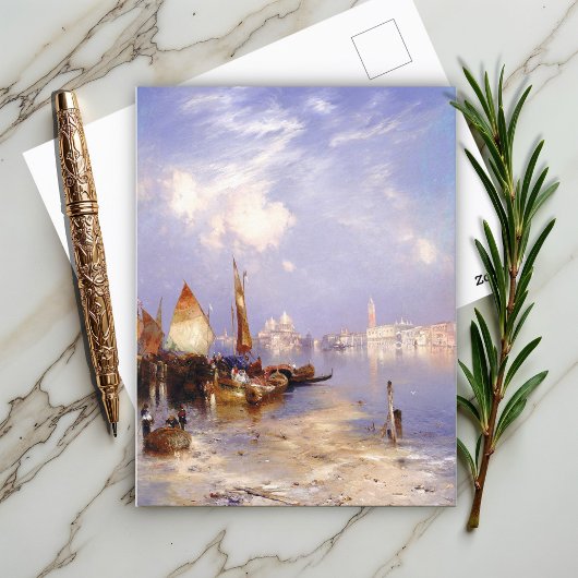 Een Uitzicht van Venetië door Thomas Moran Briefkaart