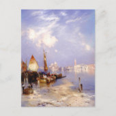 Een Uitzicht van Venetië door Thomas Moran Briefkaart (Voorkant)