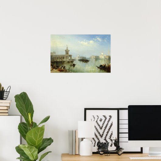 Een Uitzicht van Venetië Poster (Thuiskantoor)
