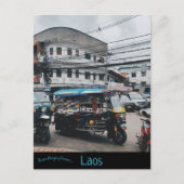 Een Uitzicht van Vientiane Laos Briefkaart (Voorkant)