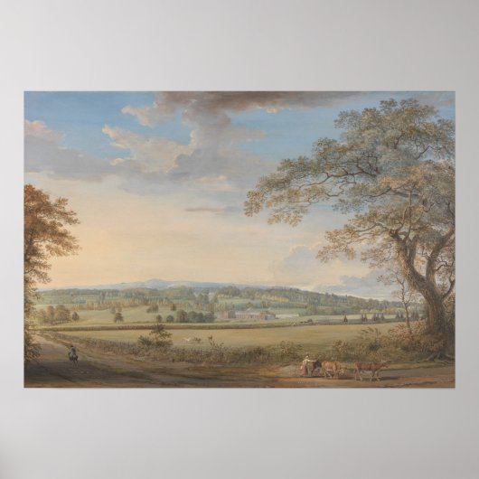 Een Uitzicht van Vinters in Boxley, Kent Poster (Voorkant)