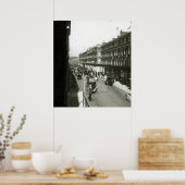 Een Uitzicht van Westbourne Grove, Londen Poster (Keuken)