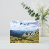 Een Uitzicht van Zakopane Polen Briefkaart (Staand voorkant)