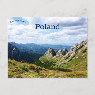 Een Uitzicht van Zakopane Polen Briefkaart