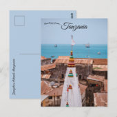 Een Uitzicht van Zanzibar Island Tanzania Briefkaart (Voorkant / Achterkant)