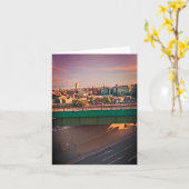 Een uitzicht, vanaf de brug kaart (Gele Bloem)