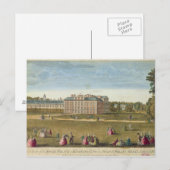Een Uitzicht voor het koninklijk paleis van Kensin Briefkaart (Voorkant / Achterkant)