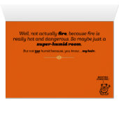 Een ultieme (grappige) verklaring van vriendschapp (Binenzijde Horizontaal (Onderkant))