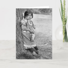 Een Umatilla meisje Kaart