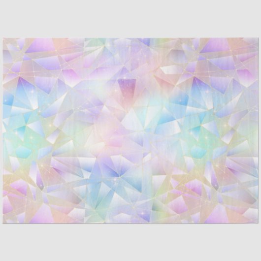 Een Unicorn Crystal Series Design 4 Tissuepapier (Voorkant)