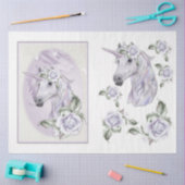 Een Unicorn Fantasy Series Design 6 Tissuepapier (Craft)