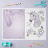 Een Unicorn Fantasy Series Design 7 Tissuepapier (Craft)