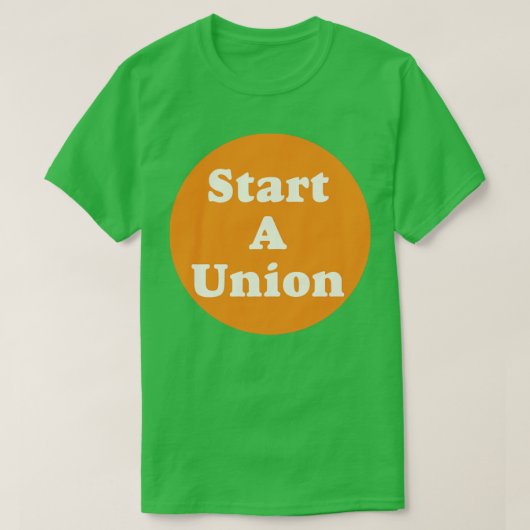 Een Unie starten T-shirt (Design voorkant)
