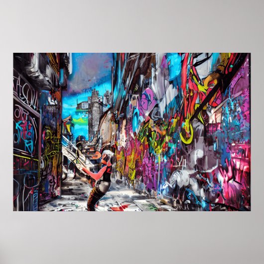 Een uniek Collectie van de Straatkunst: Graffiti,  Poster (Voorkant)