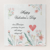 Een uniek geschenk van de Valentijn Legpuzzel (Verticaal)