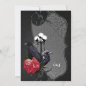 Een uniek huwelijk kaart (Achterkant)