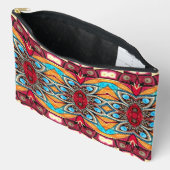 Een uniek kleurrijk en trendy creatief ontwerp etui (Open)