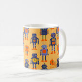 Een unieke en leuke robot. koffiemok (Voorkant rechts)