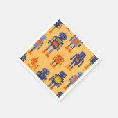 Een unieke en leuke robot. servet (Hoek)