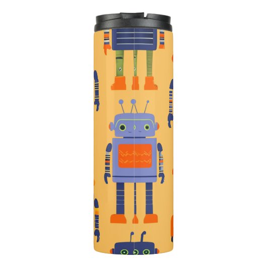 Een unieke en leuke robot. thermosbeker (Achterkant)