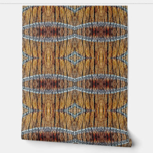 Een unieke houtstructuur"Ratti_Creative_Arts"  Behang