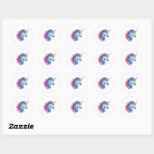 Een unieke Orn-amental Ronde Sticker (Vel)