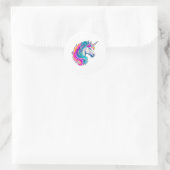Een unieke Orn-amental Ronde Sticker (Tas)