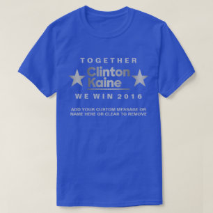 Een unieke politieke Mode van Clinton Kaine 2016 T-shirt