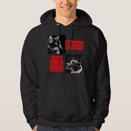 Een unieke prijs en afbeelding voor huisdieren hoodie (Voorkant)