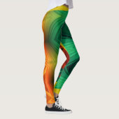 Een unieke, schattige, meerkleurige "Ratti_Creativ Leggings (Rechts)