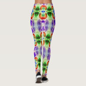 Een unieke schattige veelkleurige "Ratti_Creative_ Leggings (Achterkant)