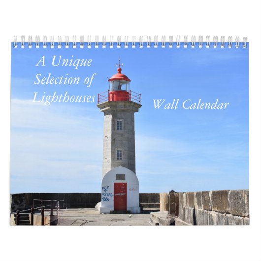 Een unieke selectie van vuurtorenkalender kalender (Hoes)