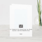 Een unieke Valentijnsdag Kaart (Achterkant)