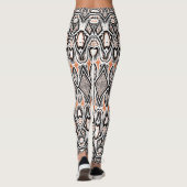 Een unieke veelkleurige "Ratti_Creative_Arts" Leggings (Achterkant)