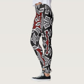 Een unieke veelkleurige "Ratti_creative_Arts" Leggings (Links)