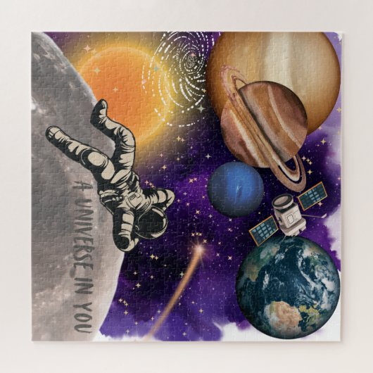 Een universum in jezelf legpuzzel (Horizontaal)