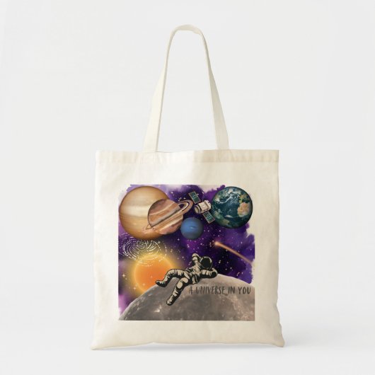 Een universum in jezelf tote bag (Voorkant)
