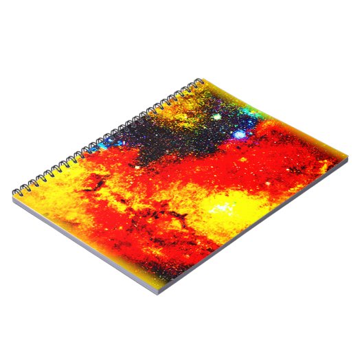 Een universum van heldere kleuren. Bestel nu Notitieboek (Linkerzijde)