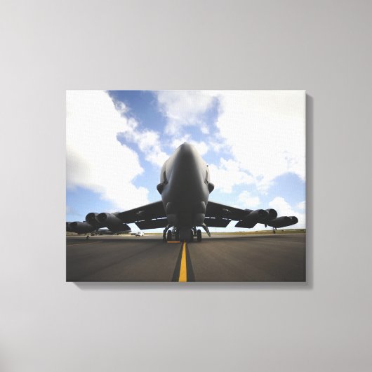 Een US Air Force-onderhoudspersoneel Canvas Afdruk (Voorkant)
